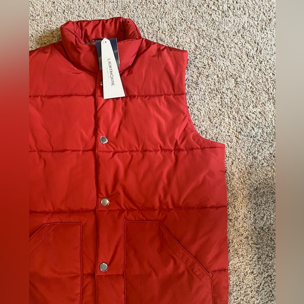 🔥 SALE 🔥 Men’s Lands’ End Puffer Jacket Size Large ( 42-44 ) - Picture 3 of 9